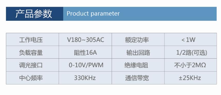 單燈控制器型號和參數