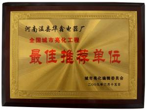 最佳推薦單位